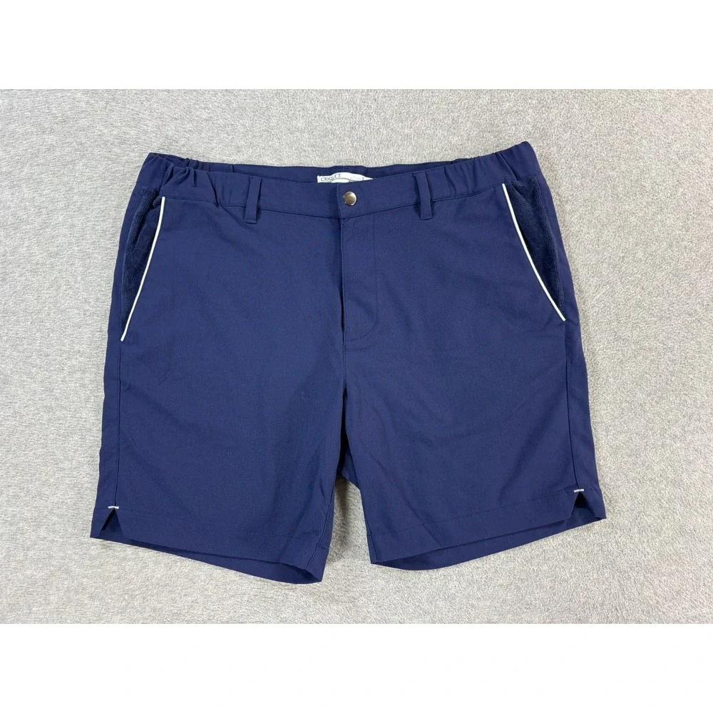 Criquet Performance COURT Shorts (Men's Large) Blue - 7